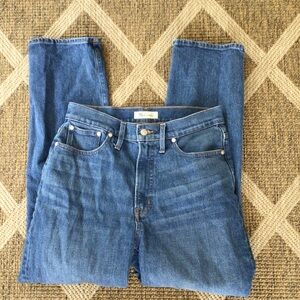 Madewell High Rise Blue Jeans
